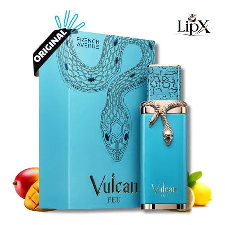 Perfume Arabe Vulcan Feu Citrico Frutado Edp 100ml Lipx